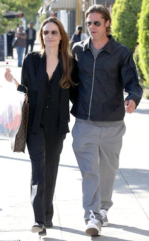 Brangelina Keeps It Casual While Shopping For Shiloh S Birthday E Online Uk